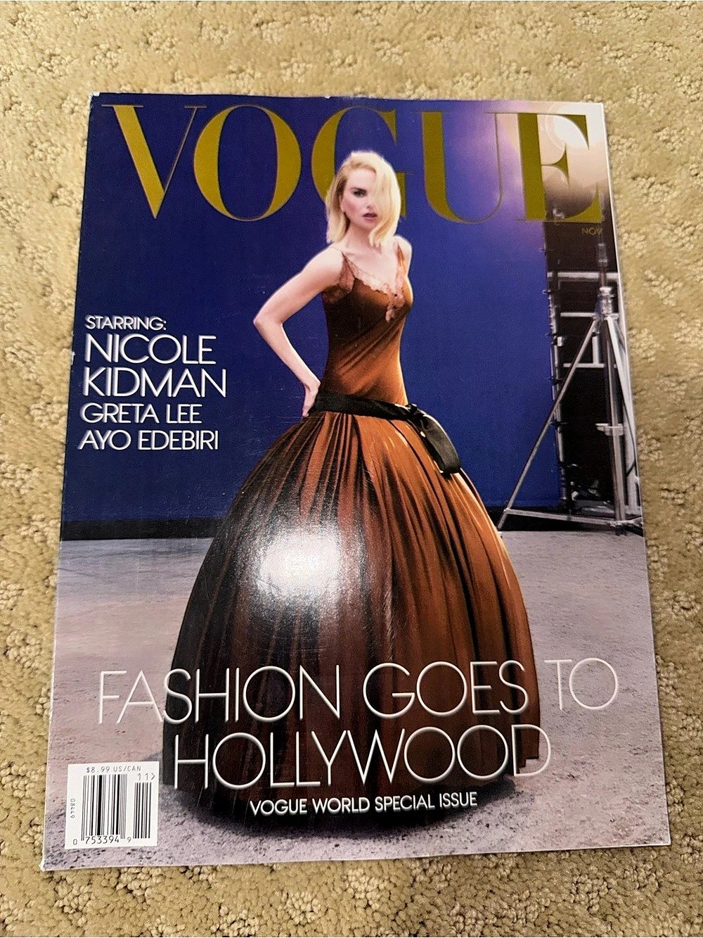Vogue Magazine November 2025 Fashion Goes To Hollywood Special Issue
